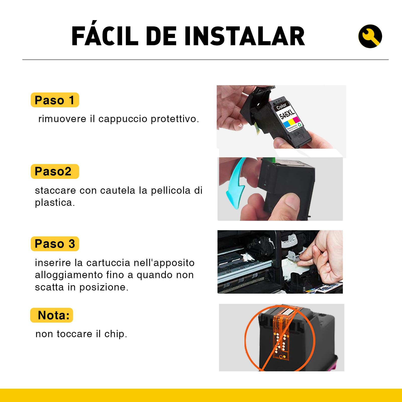 545XL 546XL Replacement for Canon Druckerpatronen 545 546 XL PG-545XL CL-546XL Multipack for Canon Pixma TS3150 TS3151 TS3350 MG2550S MG2550 MG2950 TR4550 TR4551 MX495 (Black and Colour) - 5