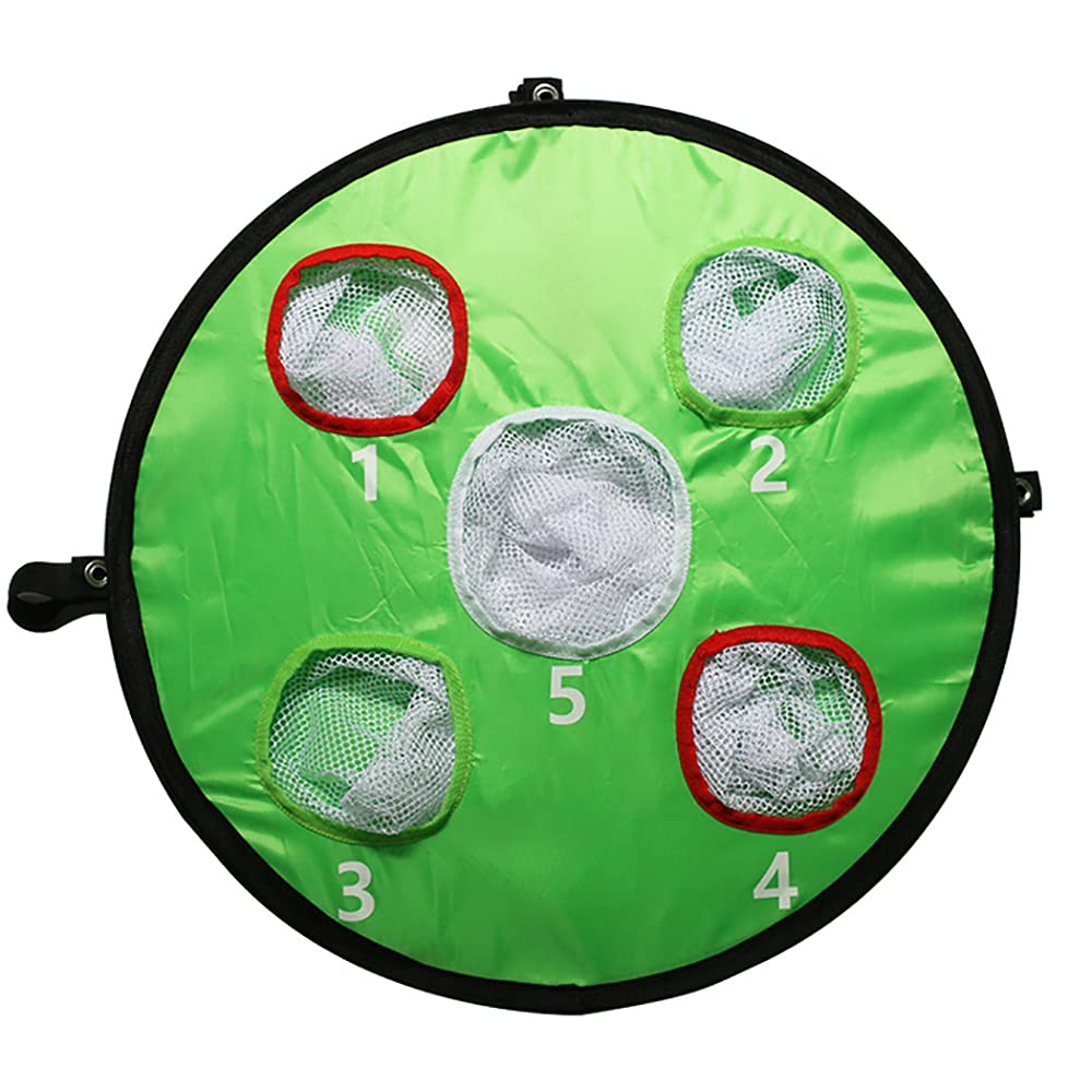 Chipping Doble Lado Equipo 5 Agujeros Golf Deportes Entrenamiento Portátil Plegable