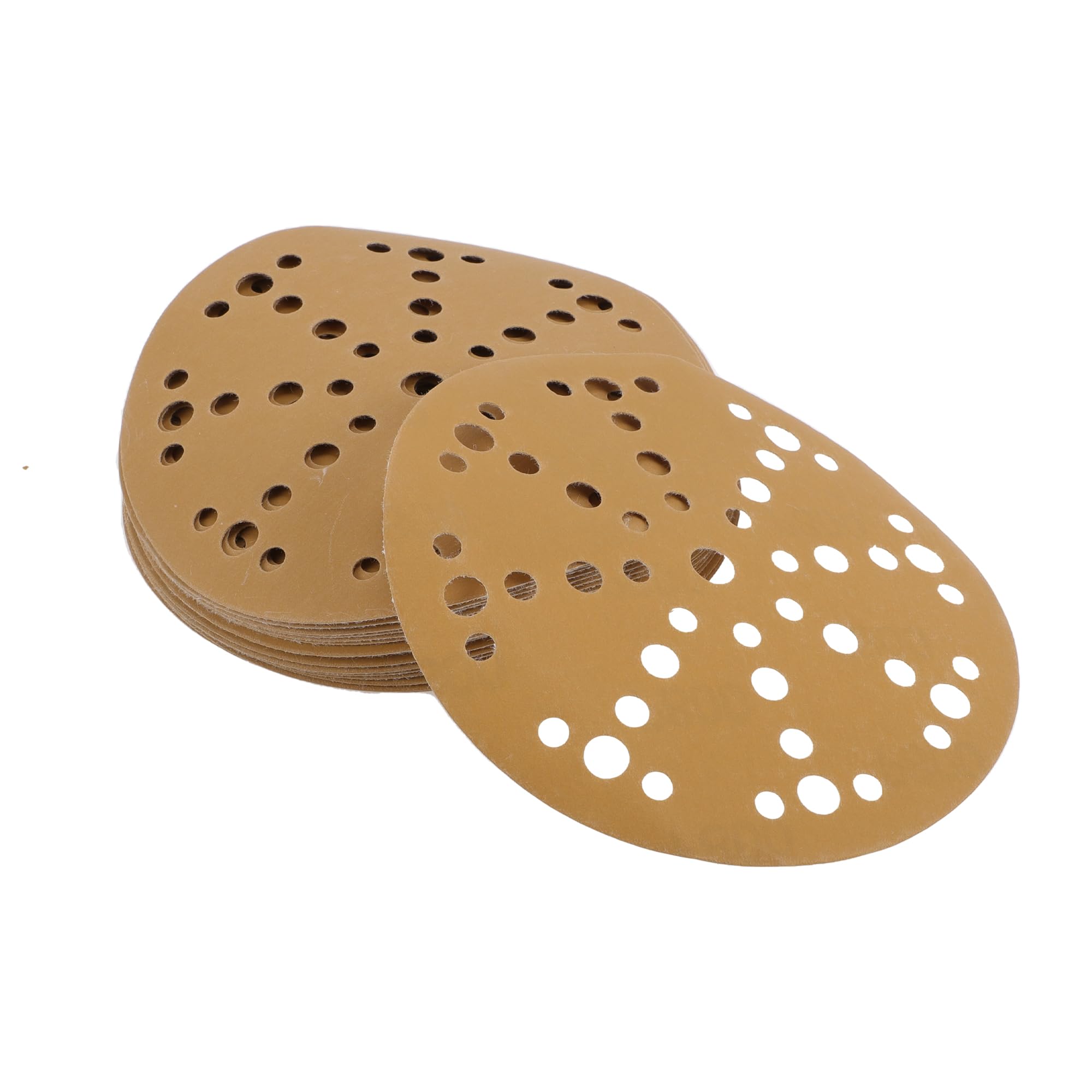 INFINAUTO Sanding Discs, 6" 49 Hole 800 Grit Automotive Repair Round Hook and Loop Sandpaper Aluminum Oxide, Paper Base Yellow, 20 Pcs