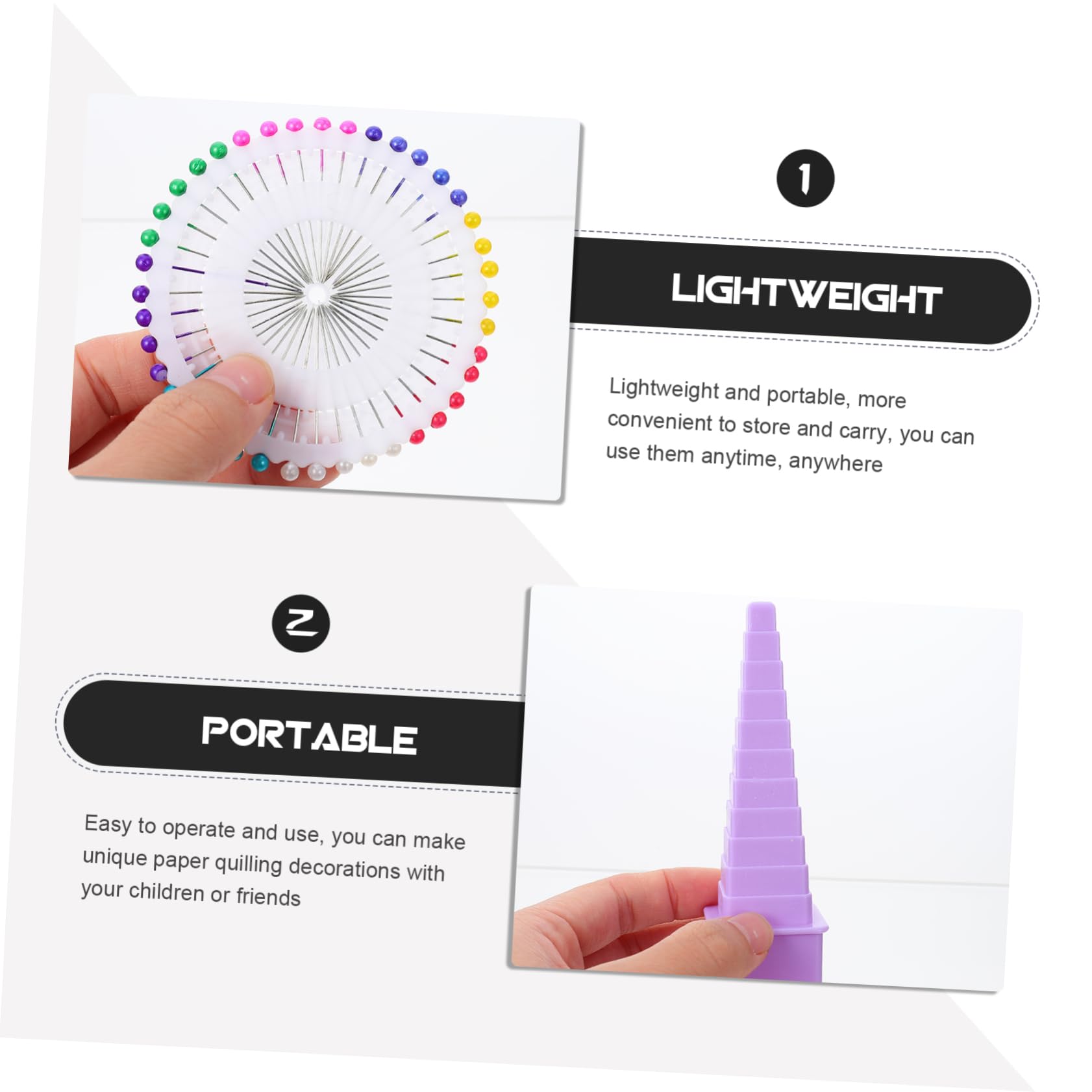 Kit De Quilling De Papel 50 Colores Herramientas Para Quilling Kit Manualidades Diy