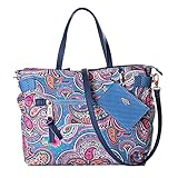 Oilily Helena Paisley Handbag Adriac Blue, Multicolore, oil0631
