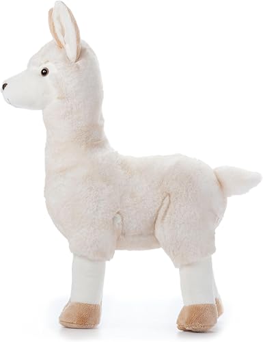 Miniatura 3 de The Petting Zoo Animal de peluche de llama, regalos para niños, animales salvajes del zoológico Onez, juguete de peluche de llama de 12 pulgadas