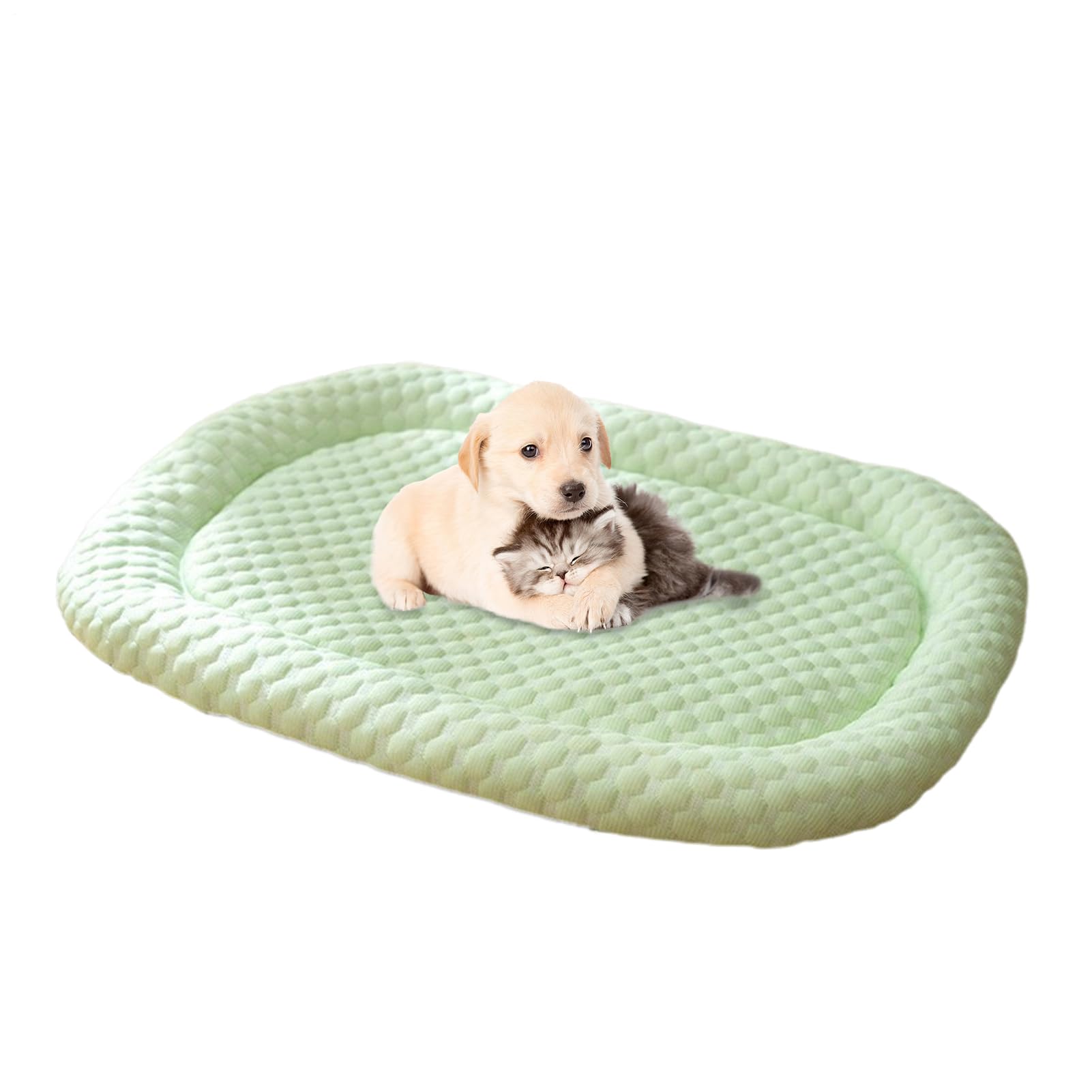 Manta refrescante para Perro, Transpirable y para Perros, Manta Resistente a Las Manchas para días calurosos, Transpirable y cómodo cojín de de Gato para Interiores | Cama de jaula de mascotas resistente a las manchas resistentes al agua para gatos, cojín
