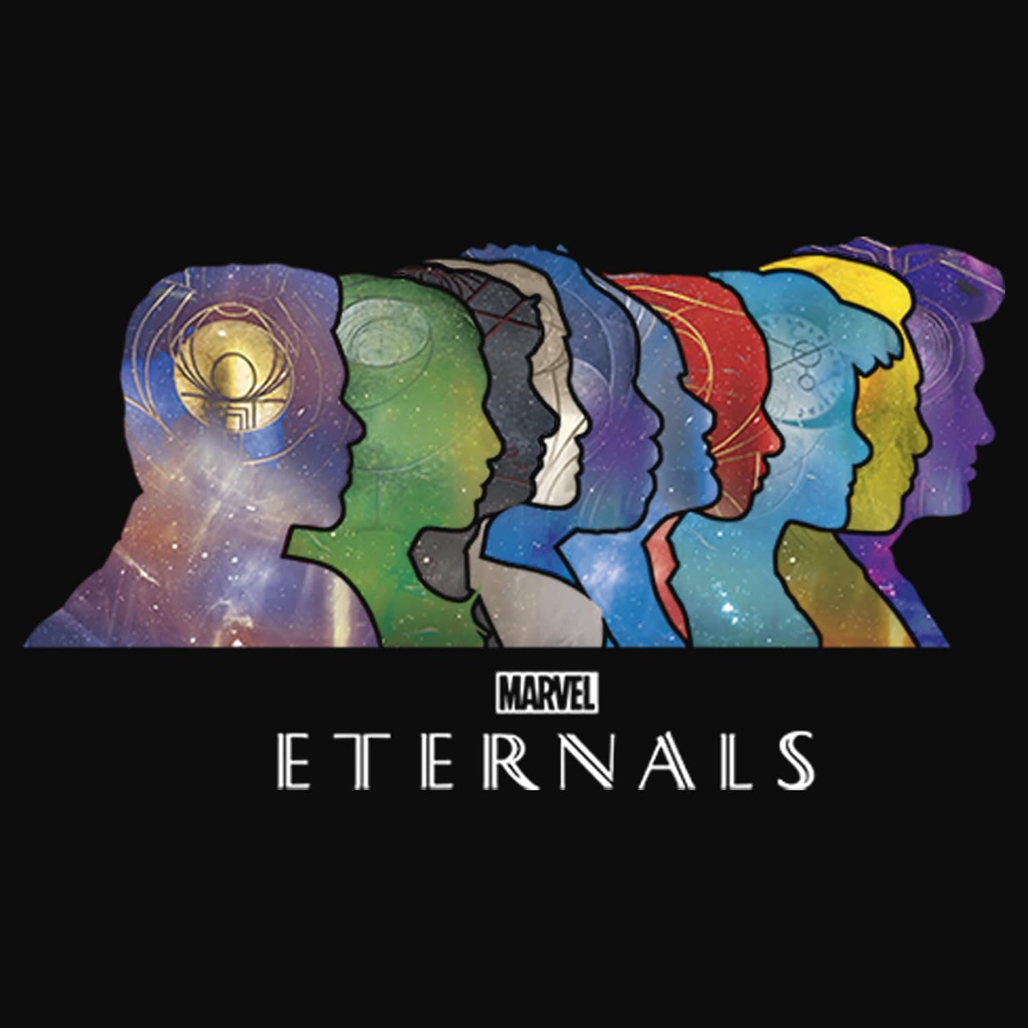 Marvel Women's Silhouette Heads