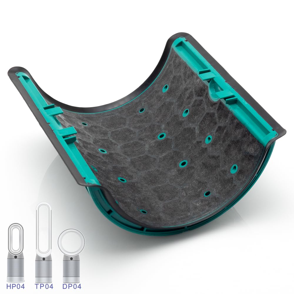 PRIMEBAG - Filter kompatibel mit Dyson Pure Cool TP04 DP04 Pure Hot+Cool HP04 Luftreiniger Heizlüfter Ersatzfilter mit Glasfaser Aktivkohle, Ersetzt 969048-05 968707-08 968708-08