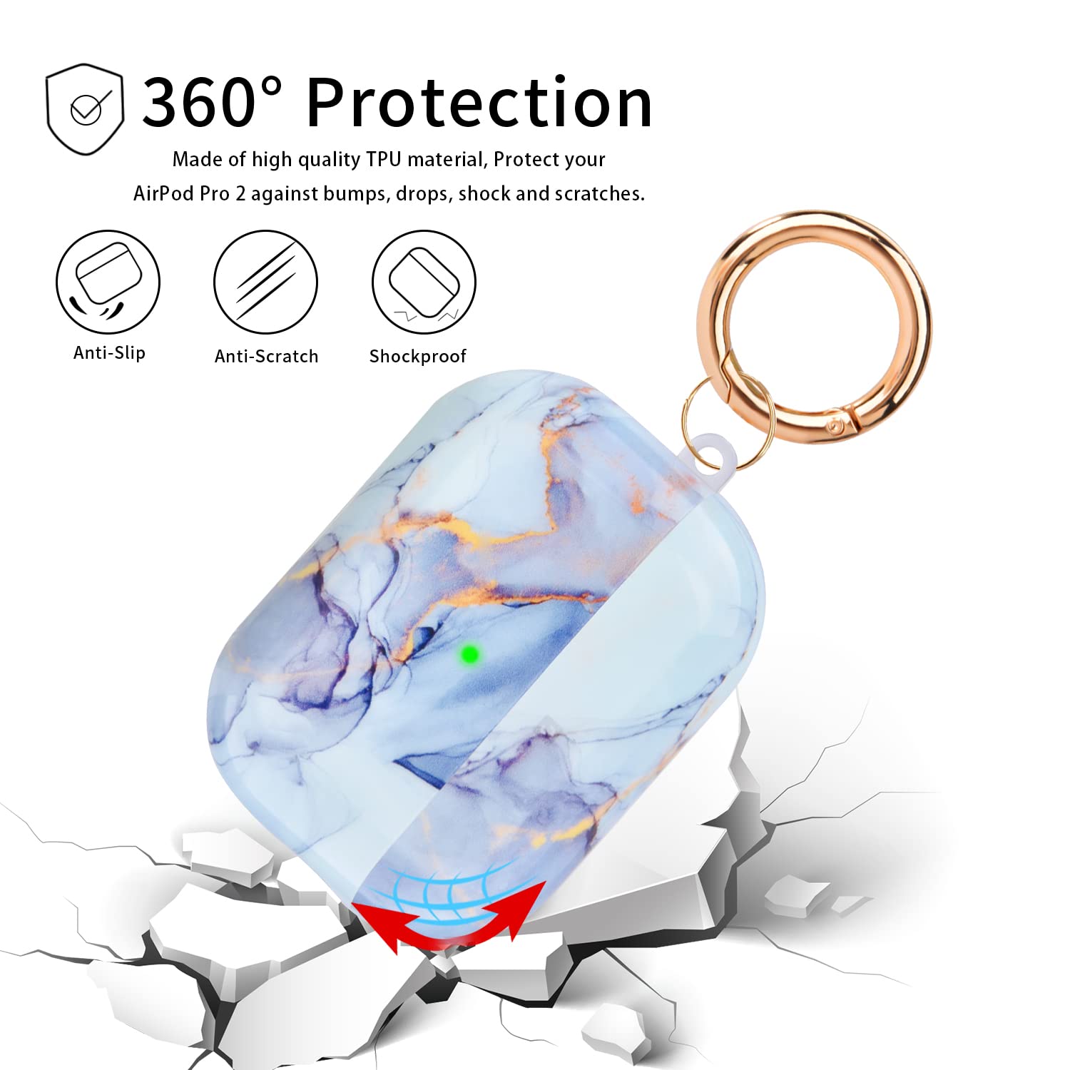 Amazon | KOREDA AirPods Pro 第2世代 ケース カバー 2022年