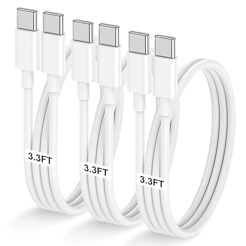 Miniatura 38 de Paquete de 3 cables USB C a USB C [1m+2m+3m], cable tipo C a tipo C, cable de carga rápida de 60W para iPhone 17 16 15 Pro Plus Pro Max Air, para