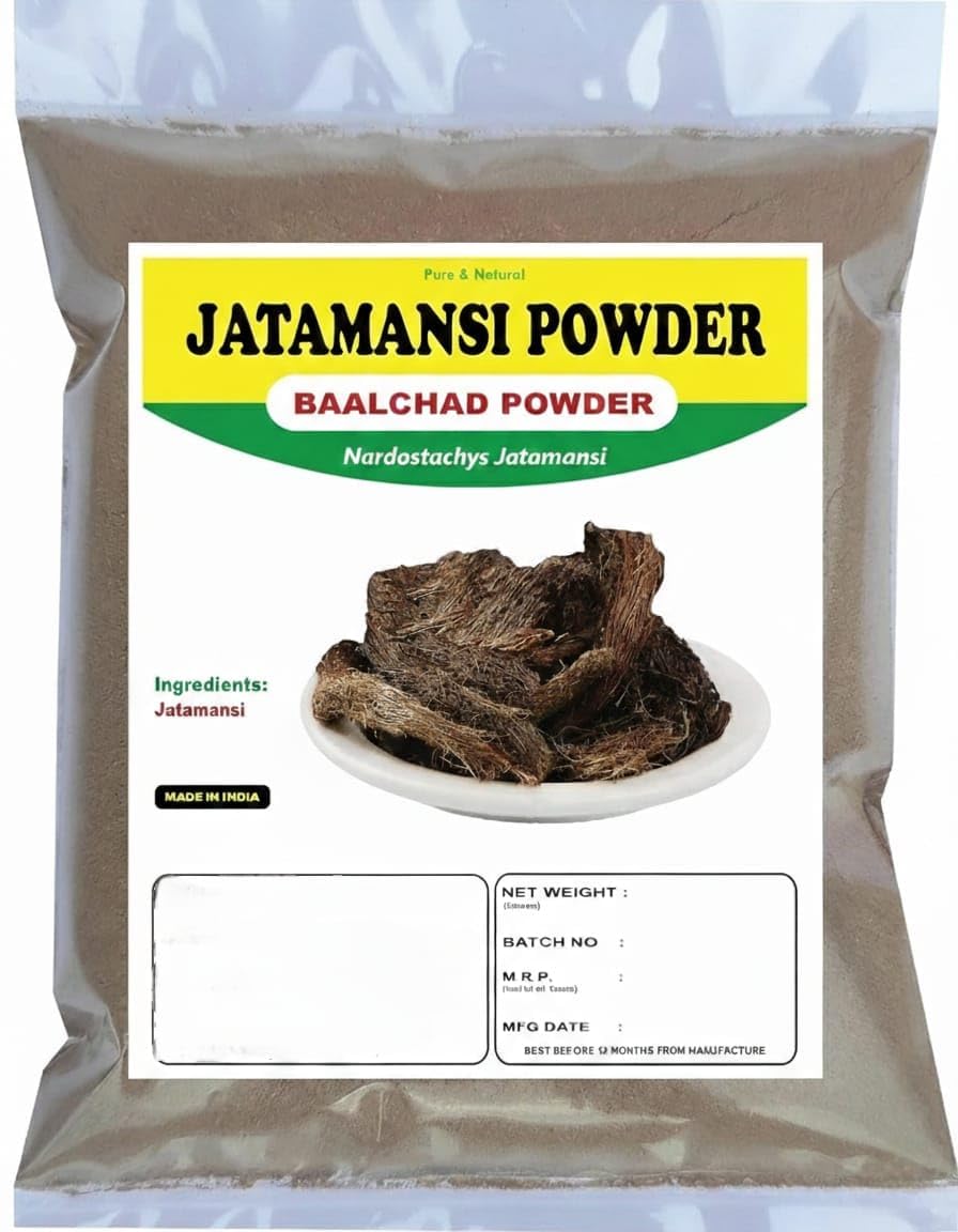 RJ Jatamansi Powder 50g for Hair & Skin Care | Baalchad | Nardostachys Jatamansi | Balchar Powder