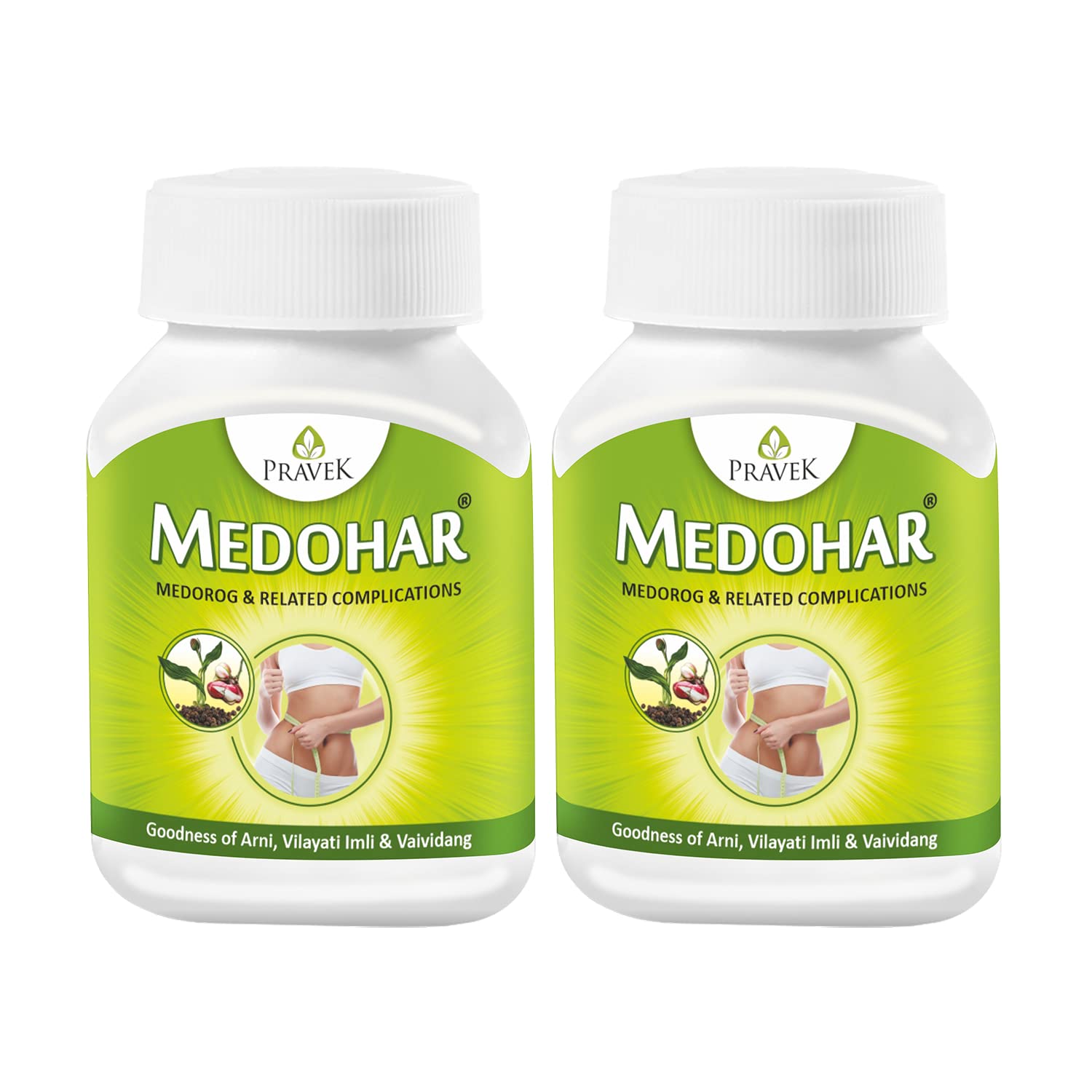 PRAVEK Medohar® Medorog & Related Complications, Goodness of Arni, Vilayati Imli & Vaividang Capsules (60 Capsule Pack Of 2) (B09LQZZCLT) Amazon Price History, Amazon Price Tracker