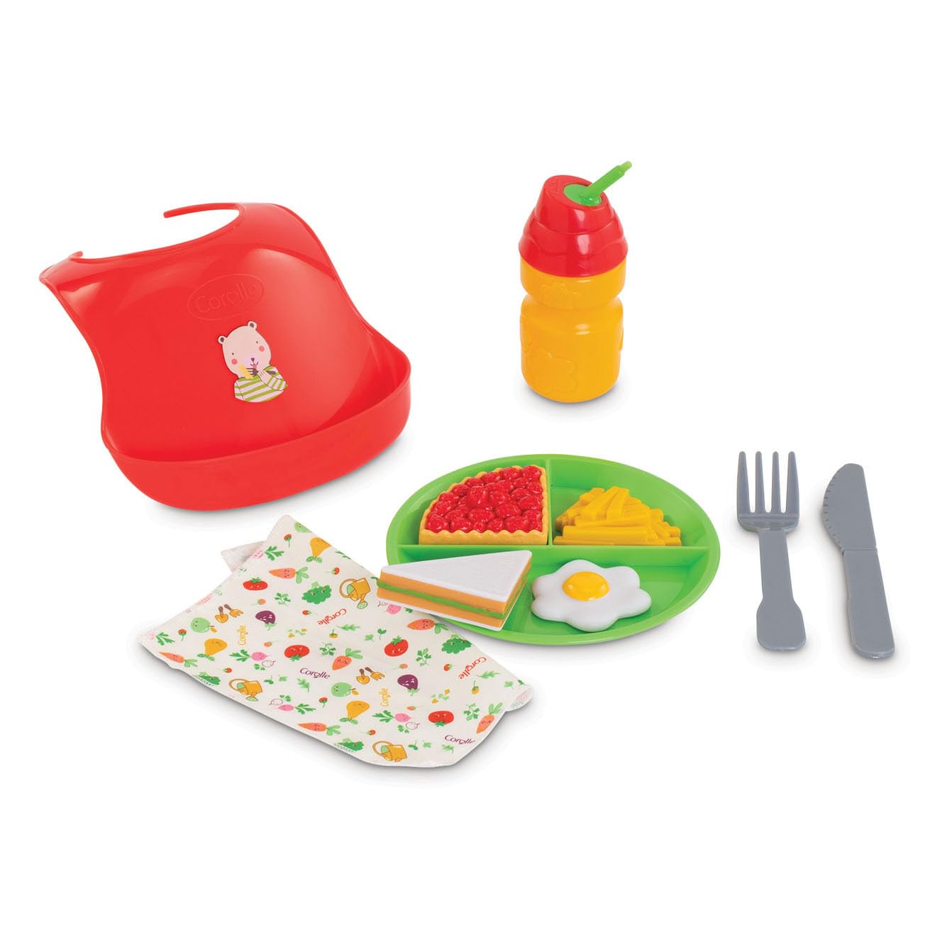 CorolleBon Appétit Set, 10 accessories, for 36 and 42 cm dolls, from 2 years, 9000141270