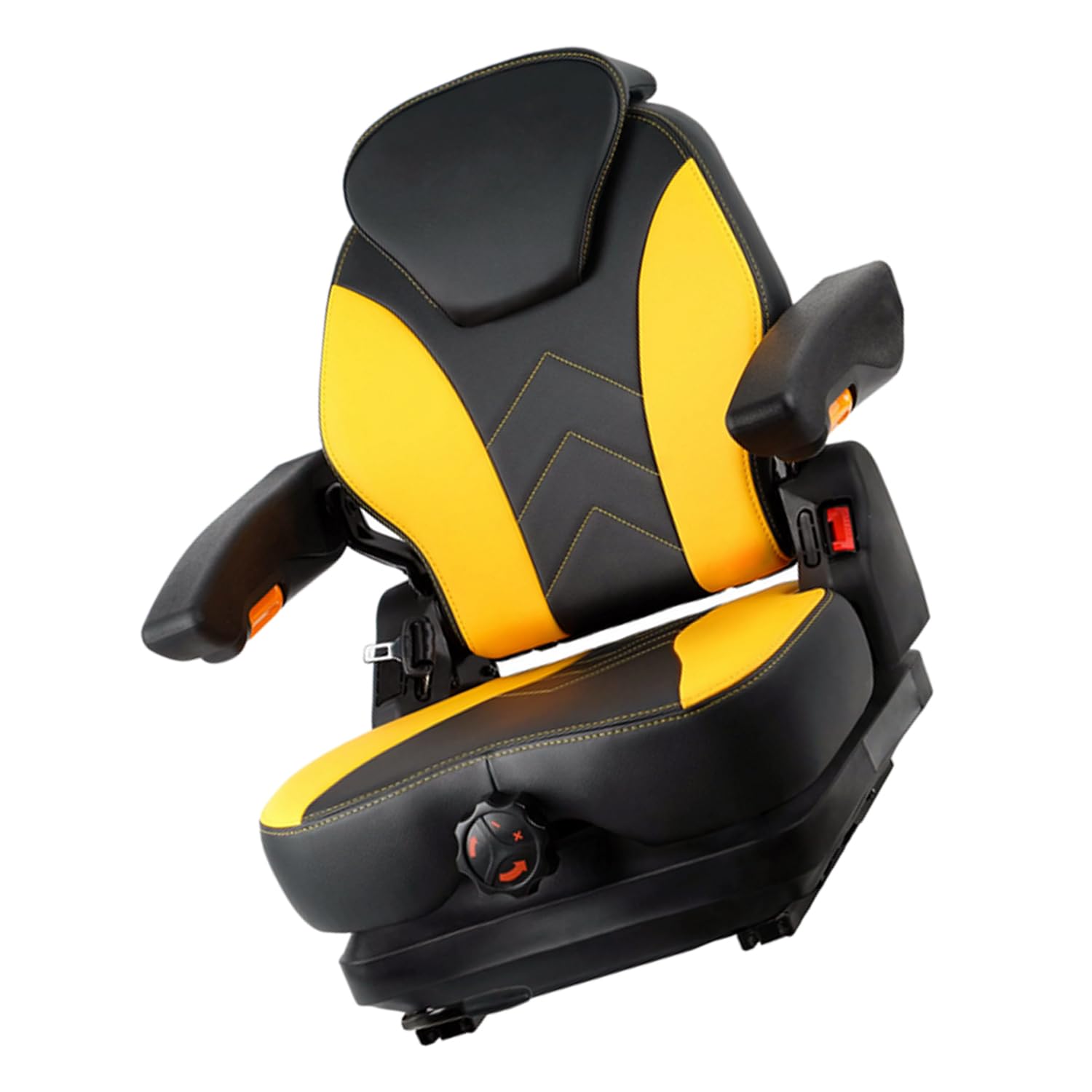 Braccioli per tosaerba a rotazione zero gialli compatibili con Hustler compatibili con trattori John Deere compatibili con Cub Cadet