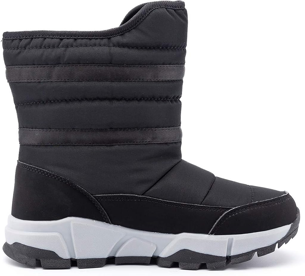 ODOUK Womens Snow Boots Waterproof Outdoor Mid Calf Warm Winter Fur Lined Shoes