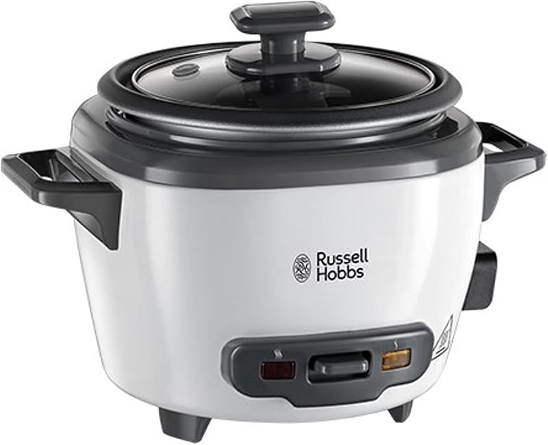 Russell Hobbs 0,4 literes mini rizsfőző, melegen tartás funkcióval, teflon bevonatú levehető edénnyel