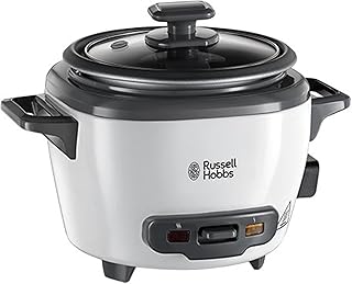 Russell Hobbs 27020-56 Small Rice Cook, Multi-Cook, Non-Stick, 0.4 L, 200 W, Keep Warm Function, 3 Portions Capacity (up t…