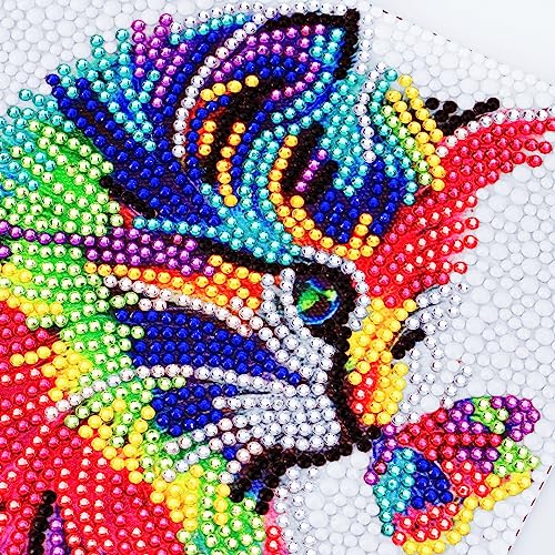 Yohuu 5D Diamond Painting Kit For Kids Wooden Frame Diamond Arts And Crafts For Kids Ages 6-8-10-12 Mosaic Gem Dots Painting By Number Kit Diy Home Wall Decoration #TOP2