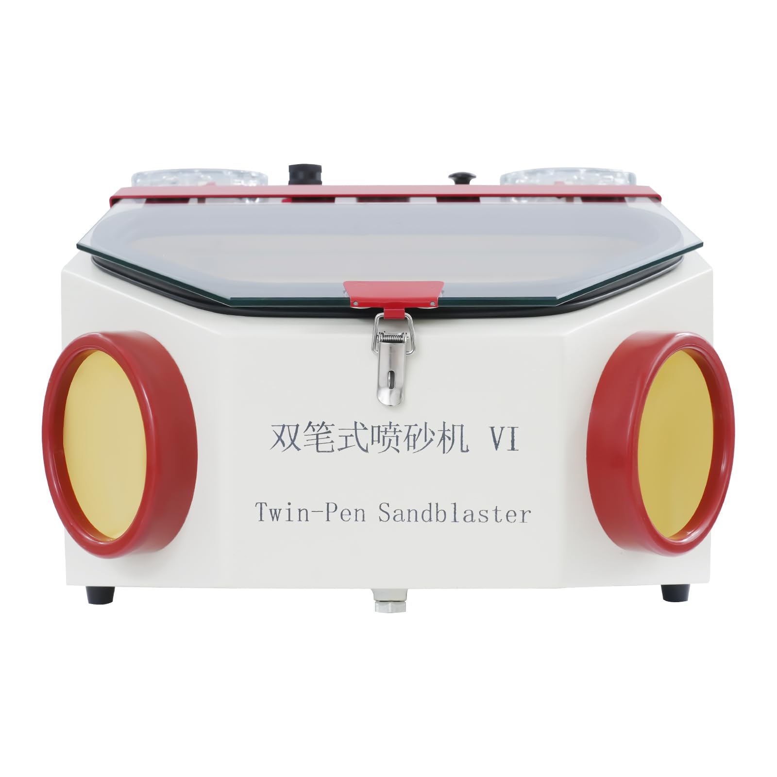 Sabbiatrice Dentale Fine Double Pen Sandblaster 220V con LED