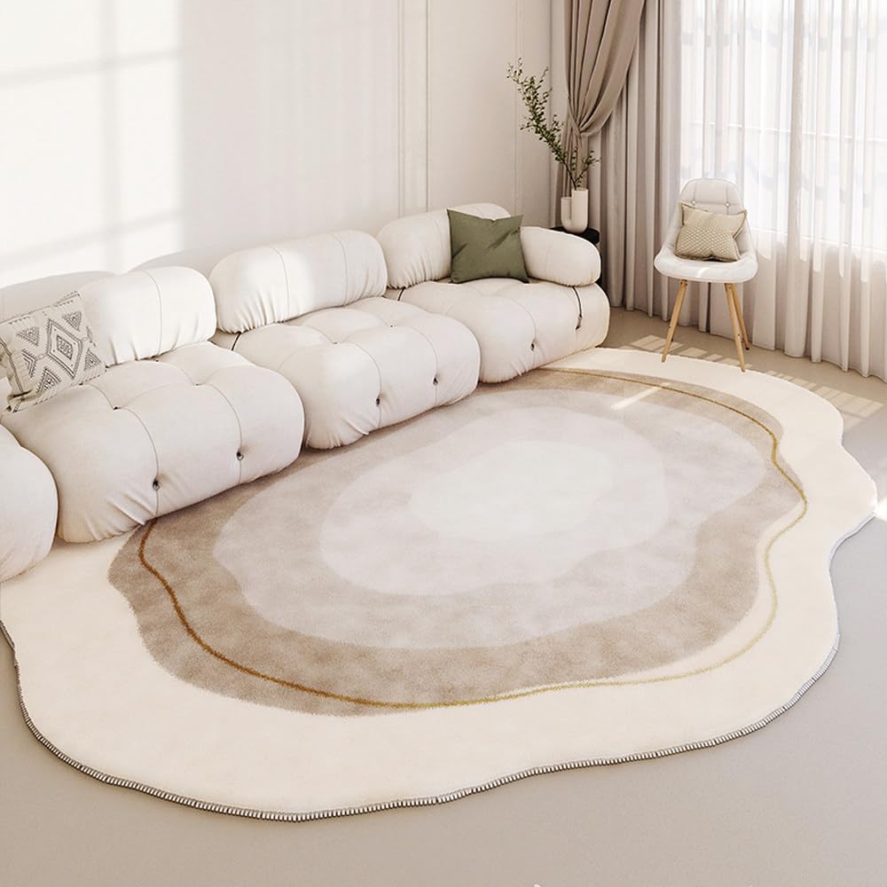 Tapis de salon lavable et léger pour en finir avec les taches difficiles 100x160cm