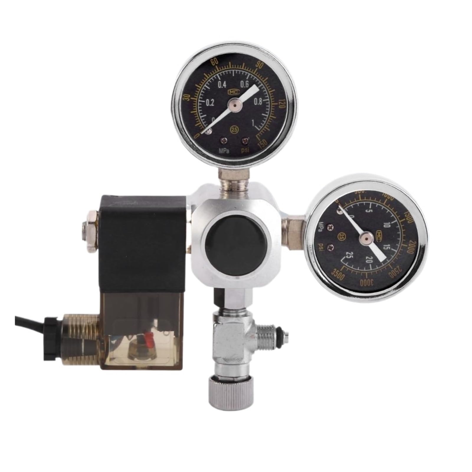 Valvola di riduzione for acquario Generatore CO2 Reattore anidride carbonica diffusore con accessori for acquari a 2 calibri