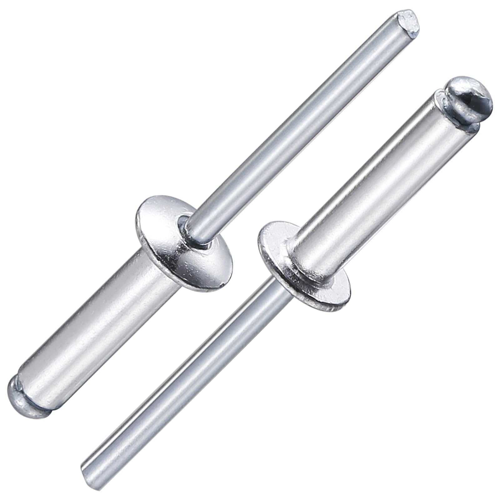 Wensilon (100Pcs) 1/4"x3/4" Aluminum blind pro Rivets,6.5X19mm Aluminum Grip and Steel Mandrel