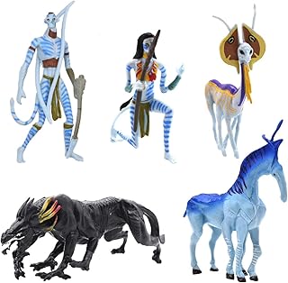 Avatar Movie Characters Figure Avatar Anime Figure Set Avatar pop Figure Collectible FigureToy Avatar Toys Action Collection Avatar Cake Decoration POP Moment 5pcs