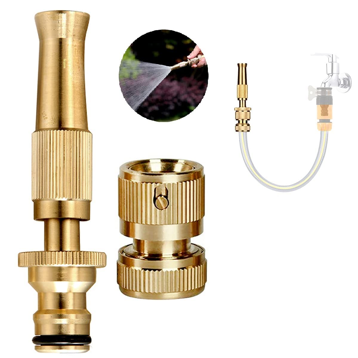 See full amazon price history chart for JELLEX Water Spray Gun Brass Hose Nozzles Adjustable Twist Hose Nozzle High Pressure Water Gun for Car, Bike, Window Cleaning and Plants Sprayer for Gardening and Washing Nozzle 1/2", Adjustable JELLEX Water Spray Gun Brass Hose Nozzles Adjustable Twist Hose Nozzle High Pressure Water Gun for Car, Bike, Window Cleaning and Plants Sprayer for Gardening and Washing Nozzle 1/2", Adjustable (B09S2XTQL3) Amazon Price History, Amazon Price Tracker