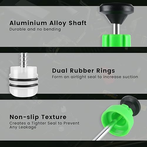 Miniatura 3 de Bomba extractora de fluidos automotriz de 200 CC con manguera de goma larga, bomba de jeringa de fluido, succión manual, transferencia de