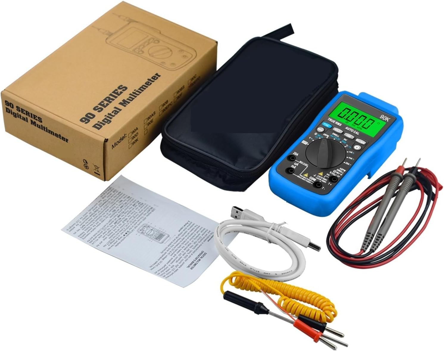 HP-90K Engine Analyzer Tester Auto Range Car Diagnostic Tool with Data Output By USB Automotive Multimeter Multimetro