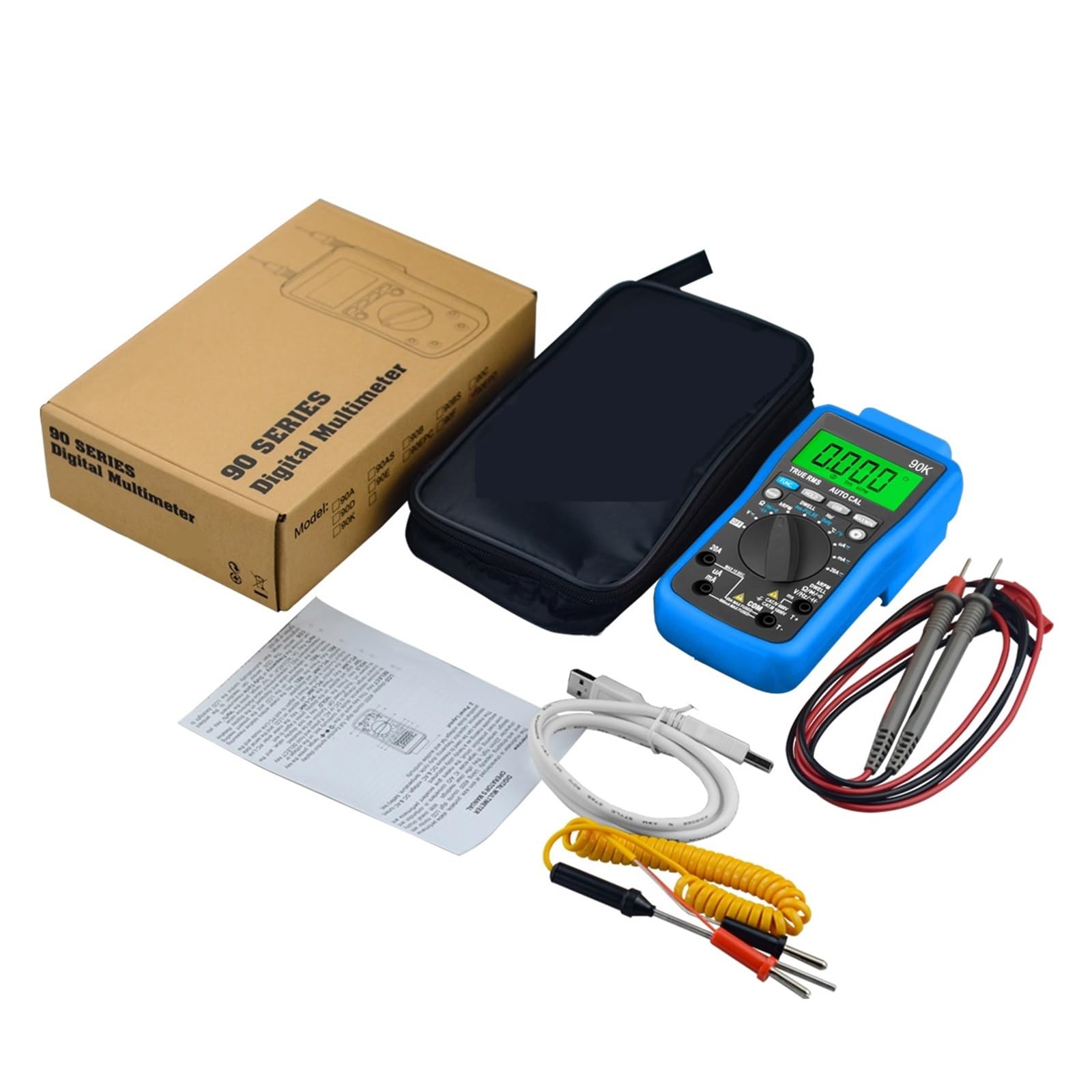 HP-90K Analizator Silnika Tester Auto Range Narzędzie Diagnostyczne Do Samochodów Z Wyjściem Danych Przez Multimetr Samochodowy USB Multimetro Szybko Dokładnie Łatwy Odczyt