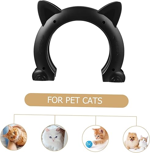 Miniatura 9 de KESYOO Cat Door Pet Interior Door for Cats and Kittens Easy Installation for Entry and Exit for Litter Box Access
