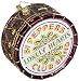 Beatles Sgt. Pepper Drum Iron-on / Sew-on Cloth Patch 90mm Diameter (ro)