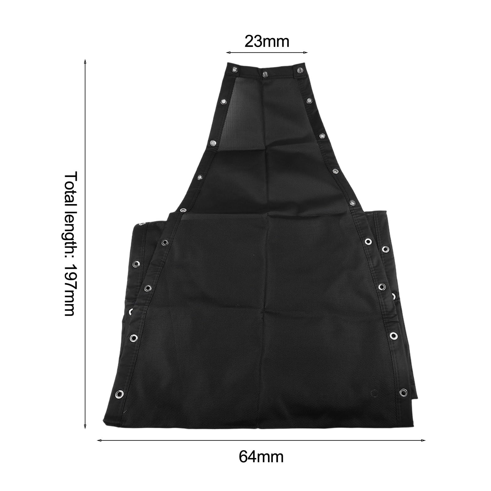 Textileno negro de repuesto para asiento de silla columpio colgante, 64 x 197 x 23 cm, tela con cuerda