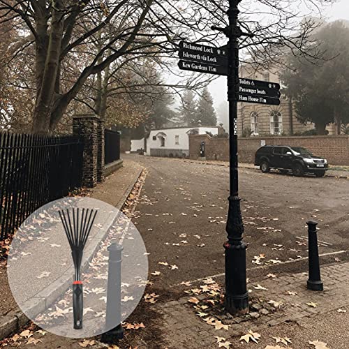 DOITOOL Jardim Ancinho Da Folha 14. 3 Polegadas Ancinho de Metal Heavy Duty Folha Ancinho Do Gramado