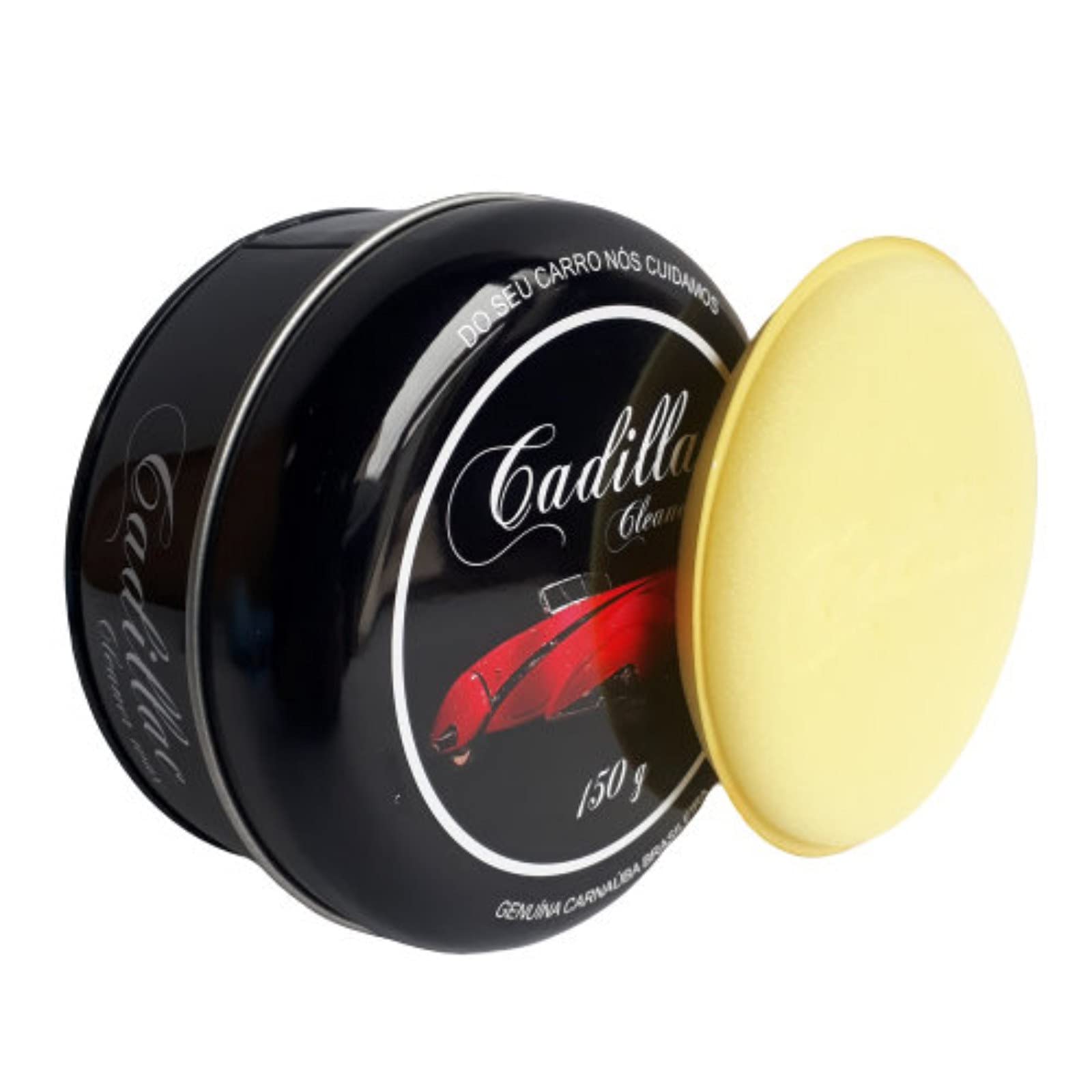 Cera Cadillac De Carnauba 150g - Proteção e Brilho para Pintura de Veículos - Cera