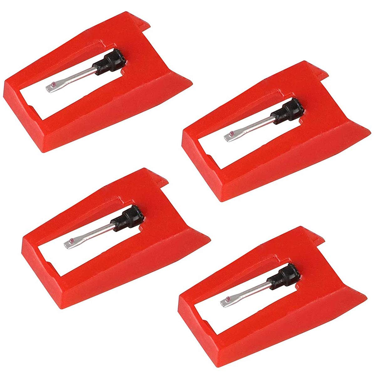 Record Player Needle, 4 Pack Universal Turntable Stylus Replacement