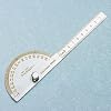 180 Degree Spin Angle Finder Protractor Multifunctiona Stainless Steel Workman Round Head Measuring Ruler