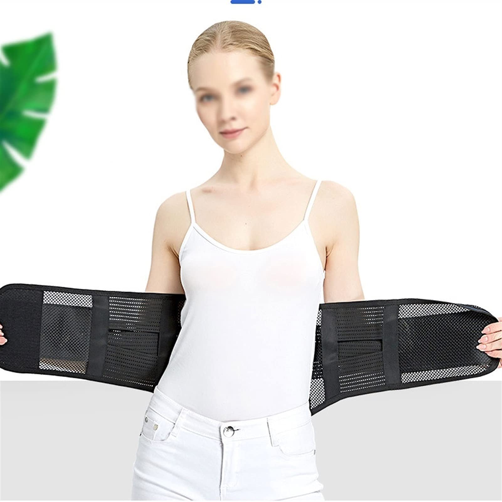Cintura per la schiena Tutore per la schiena Supporto lombare Avvolgente Vita sottile Rifinitore Pancia Stomaco Compressione regolabile Scalda cintura Sollievo dal dolore Correzione della postura (A X