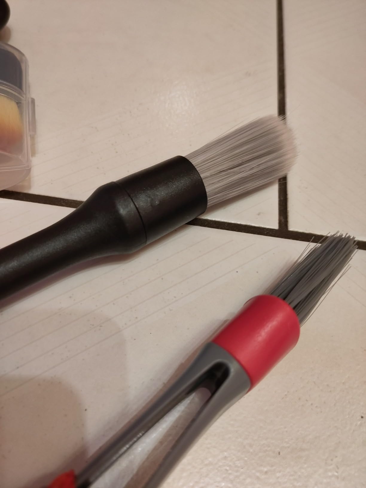 Cobee Auto Detailing Bürste Gelb - Weiche Borsten Für Innenraum Reinigung - Staubwedel Für Lüftungsschlitze & Armaturenbrett