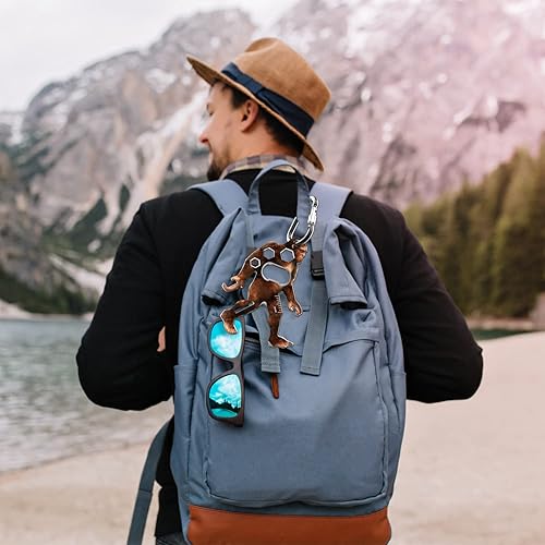 Miniatura 7 de Sasquatch Multiherramienta Paquete de 2, Mosquetones de Herramientas de Acero Inoxidable Tool-a-Long, Construcción Compacta de Acero Inoxidable para