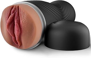 Male Masturbator Cup Sex Toys for Men, Realistic Pocket Pussy with 8.5in Depth Textured Vagina, Men Masturbation Stroker for Penis Training, Portable Pocket Pussies Blowjob Sex Machine Adult Toy