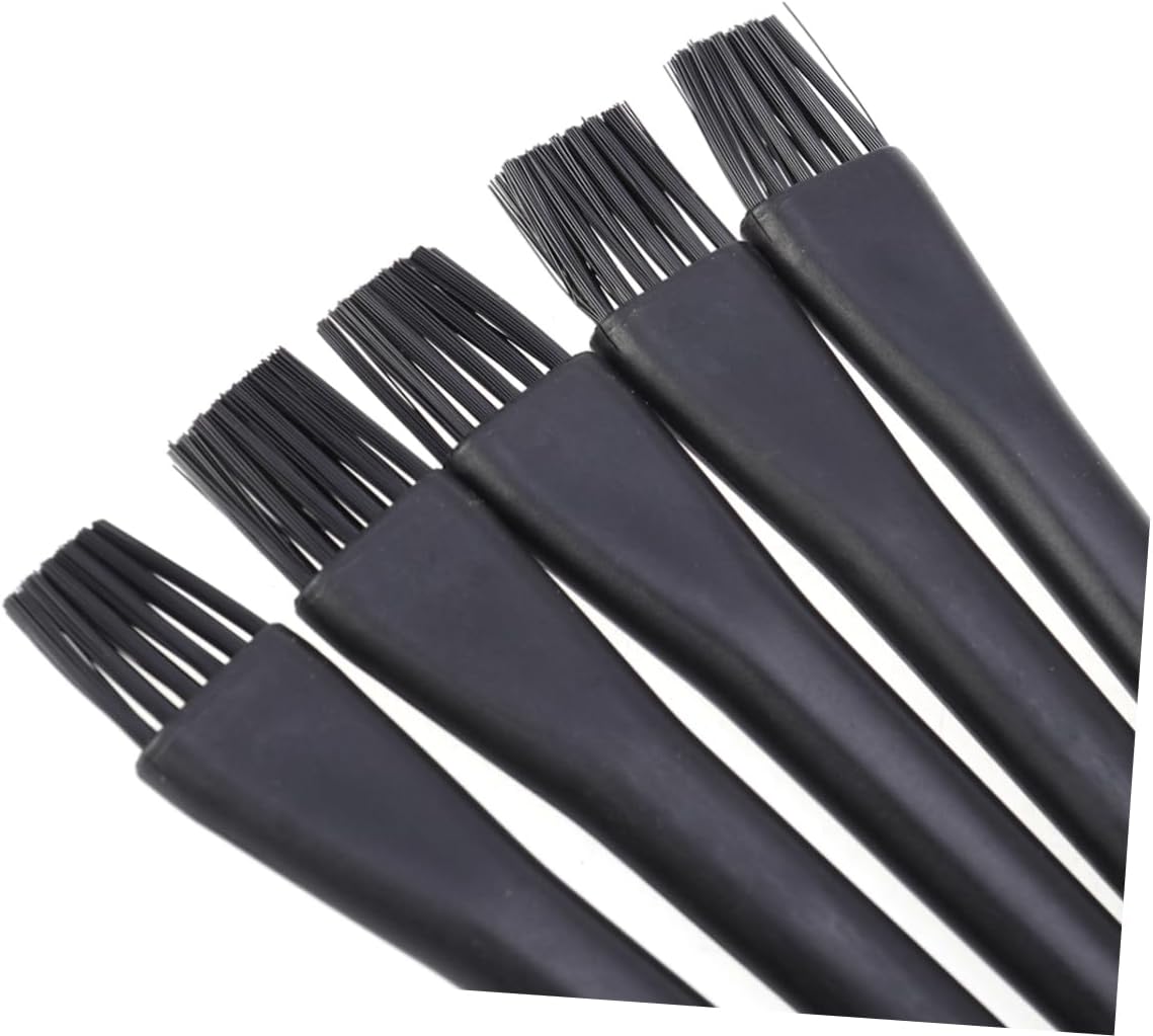 5pcs Static ESD Cleaning Brush for Keyboard Laptop Round Handle Brush Material Safe for Sensitive Devices