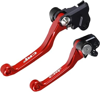 Motorcycle Billet Foldable Brake Clutch Lever Handle CNC Aluminum Pivot for CRF150F CRF230F 2003-2020 CRF250F 2019-2022 CRF 230F 230 F 150F 150 250 250F Dirt Pit Bike Motocross Motorbike