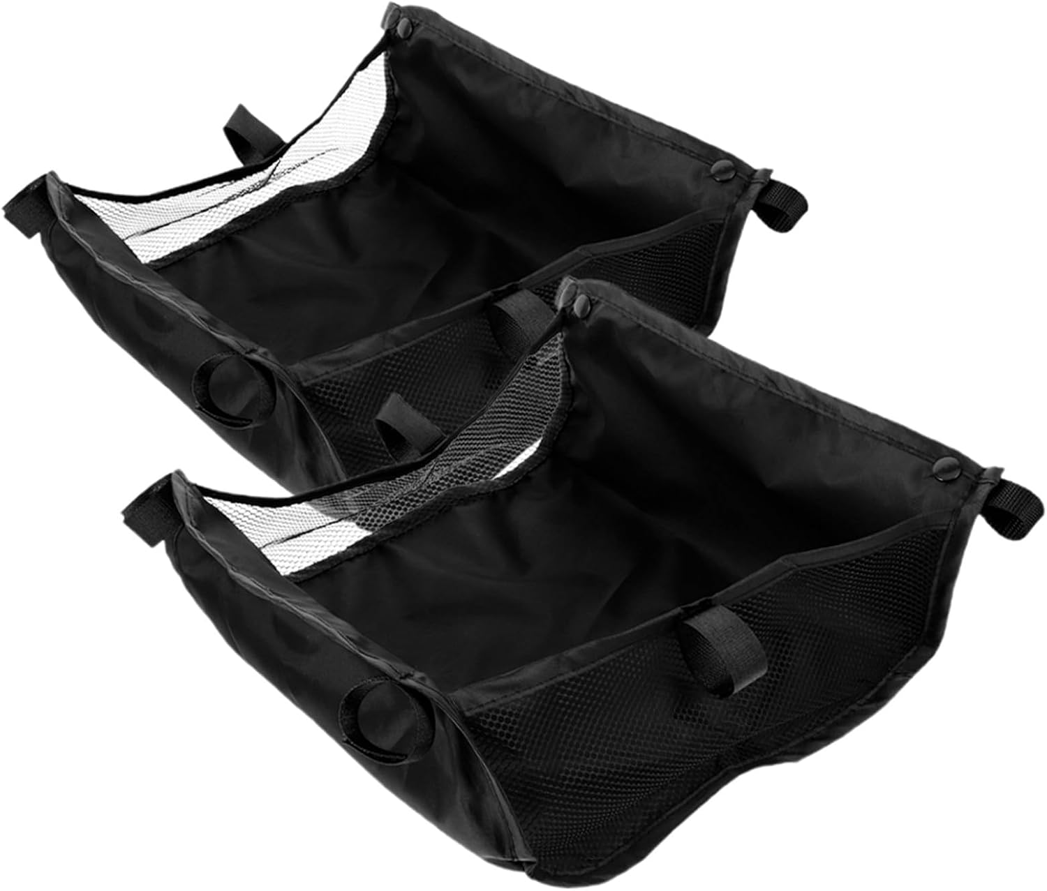 Wear-Resistant Oxford Cloth Stroller Basket Attachment Large Capacity Under Stroller Storage Bag for Wagon Accessories and Easy to Install Organizer