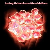 Auting LED Cseresznyevirág Tündérfény 2m 20 LED Elemmel Időzítővel - E-light chain flowers 2 m 7