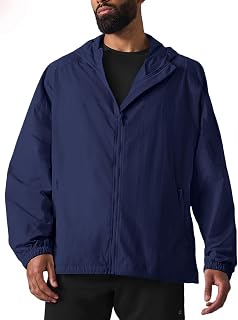 Men's Windbreaker Quarter Zip Pullover Lightweight Jackets Athletic 1/4 Wind breaker Jackets Golf Mock Neck with Pockets