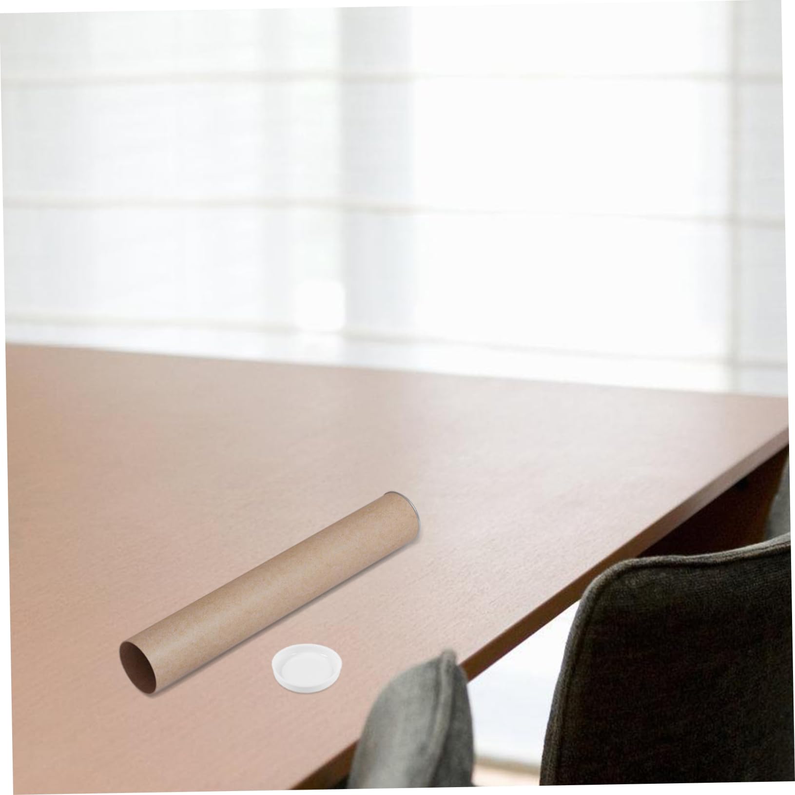 SEWACC 200 Pcs Paper Tube Mailing Tube Cap Small End Caps Tube Pipe Cover Plug Round Paper Tube Caps Mailers Tubes Cap Poster Tube Caps Painting Paper Tube Cap Round Caps White Plastic