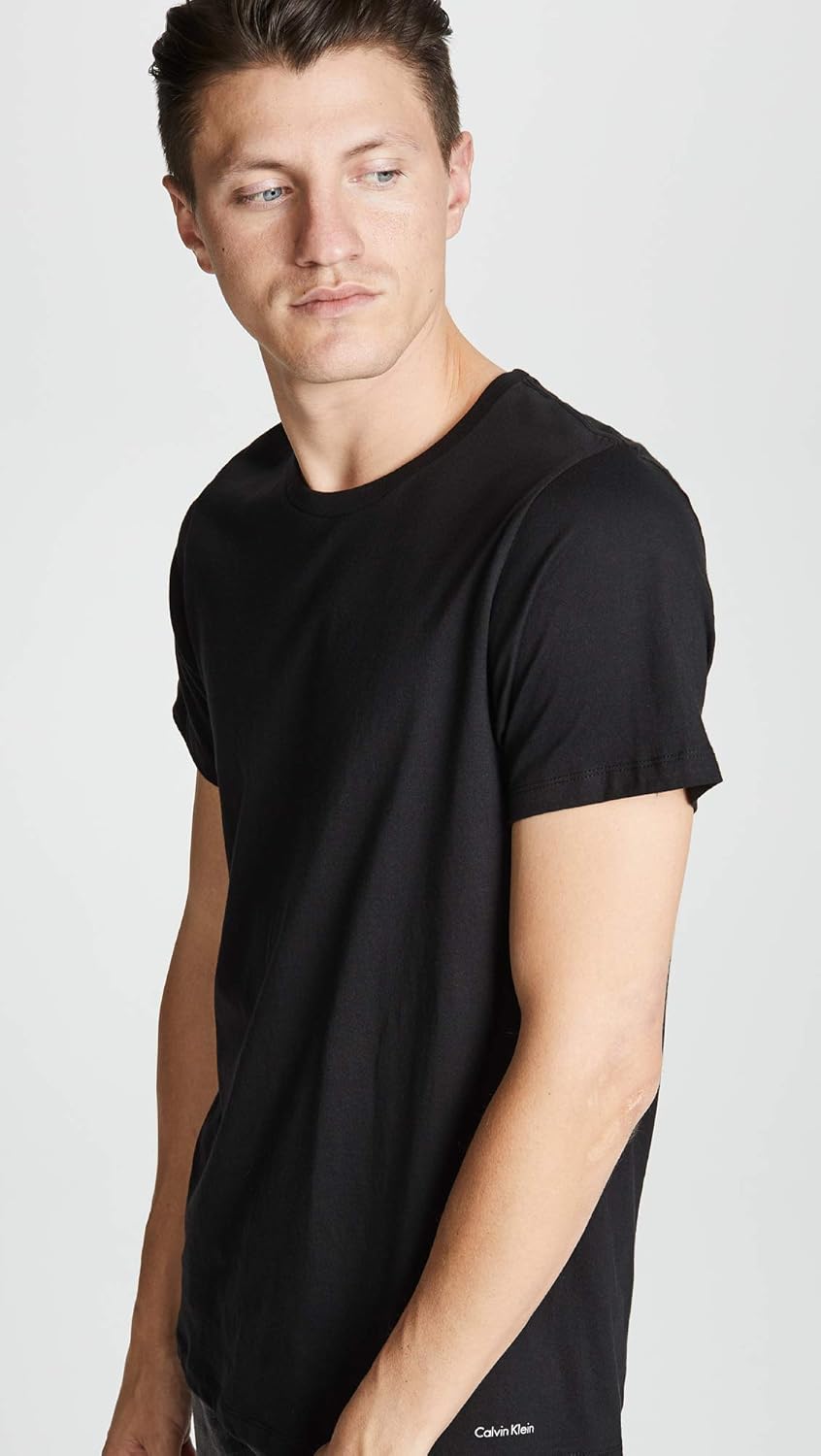 Calvin Klein Men's Cotton Multipack Crew Neck T-Shirts - Image 6