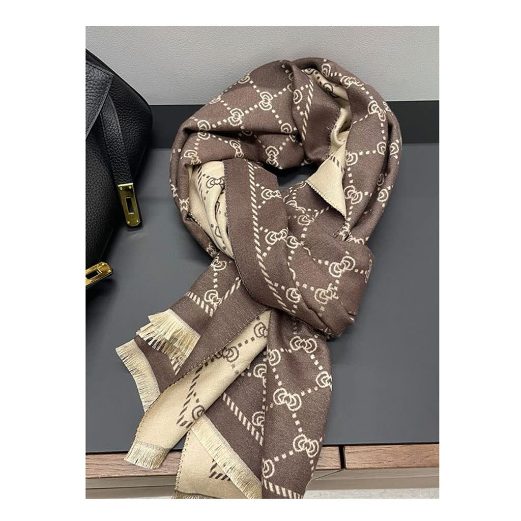 Sciarpa Scialle Sciarpa di cotone di poliestere for le donne inverno sciarpe calde moda moda francese romanticismo involucri scialli lunga coperta sciarpe Stola Elegante