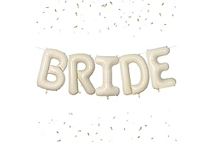 Biapian 40 Inch White Bride Balloons: Perfect for Special Moments