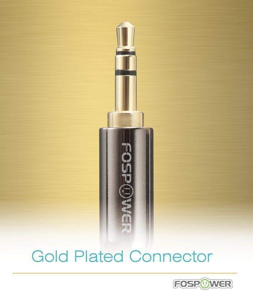 Amazon | FosPower (4.5m) ステレオオーディオケーブル ヘッドホン  