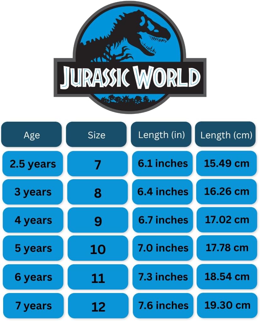 Jurassic World Sneakers with Easy Strap - Dinosaur T-Rex Shoes Laceless Closure Lightweight Jurassic Park Sneaker (Size Toddler-Little Kid) - Image 6
